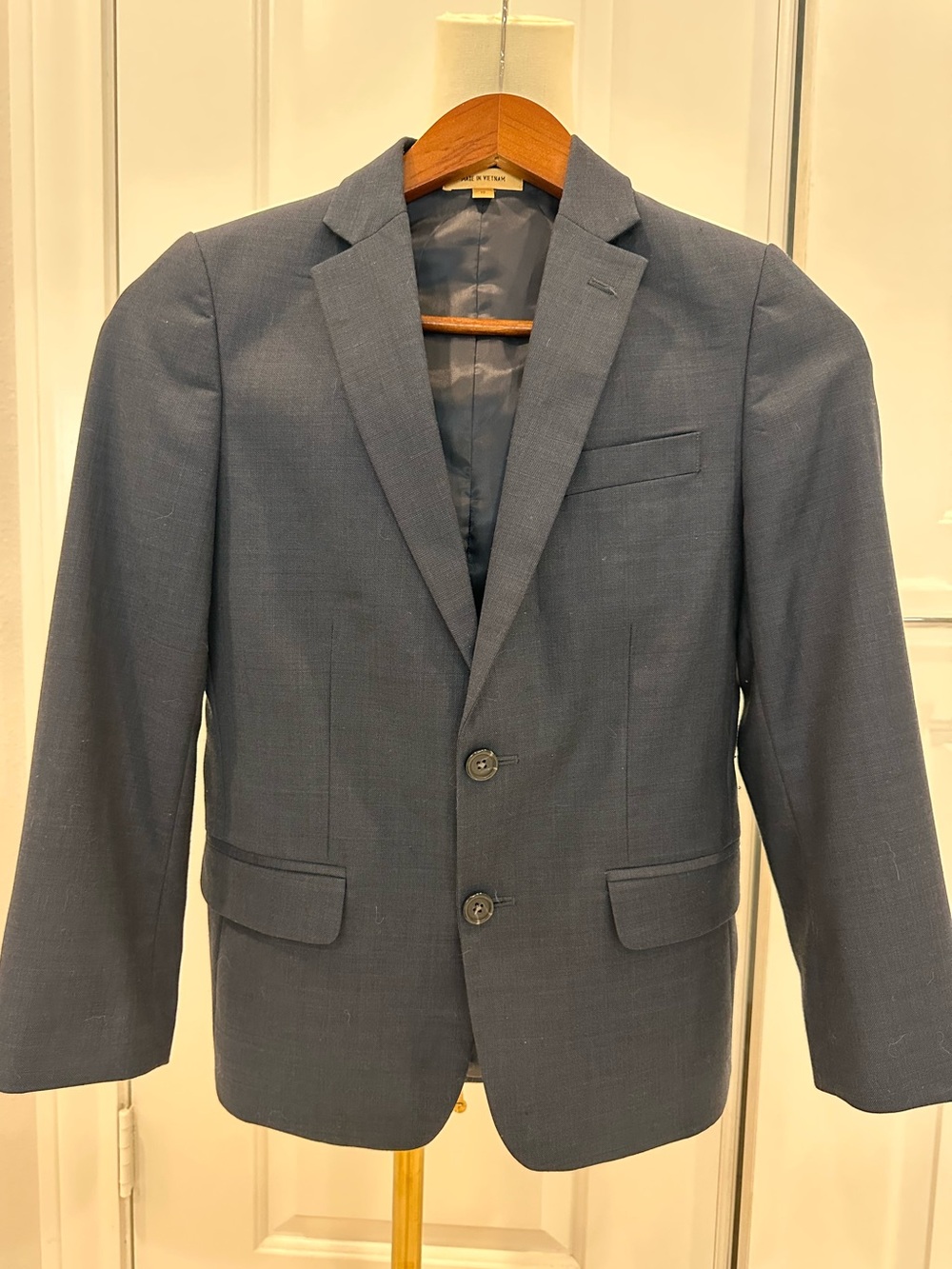 Class Club Boys' Navy Blazer with Notch Lapel